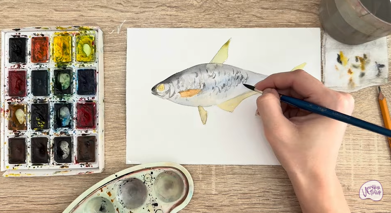 Рисуем Белоглазка