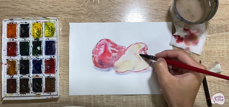 Рисуем Яванское яблоко