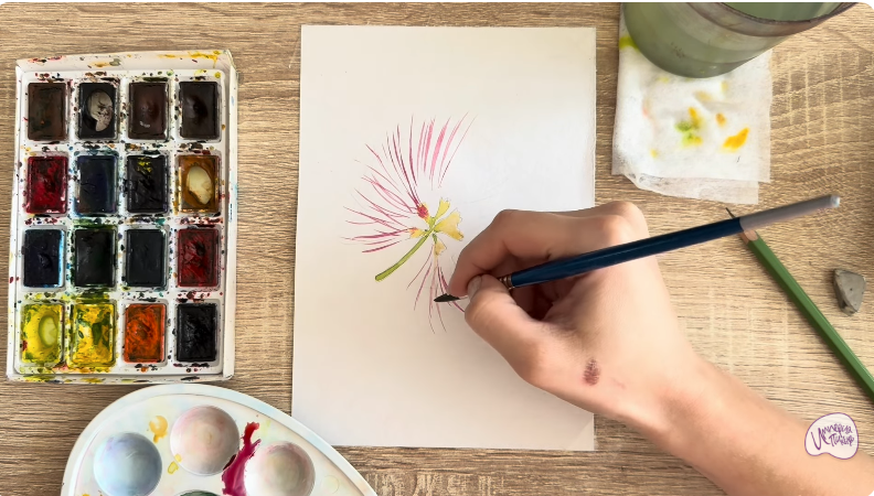 Рисуем Альбиция