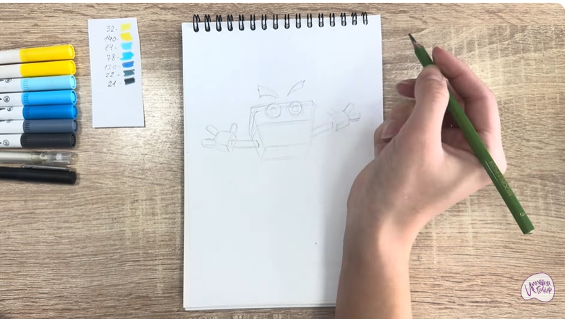 Рисуем Мозг из "Живой гараж"