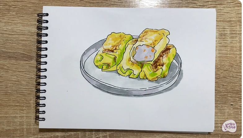 Рисуем Голубцы
