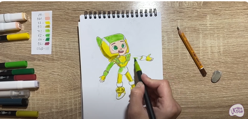 Рисуем Флай из "Геройчики"