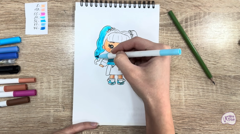 Рисуем Рори Блуберри