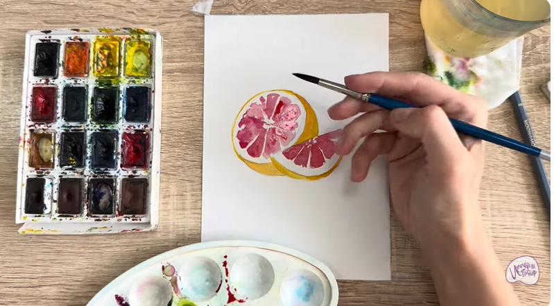 Рисуем Грейпфрут