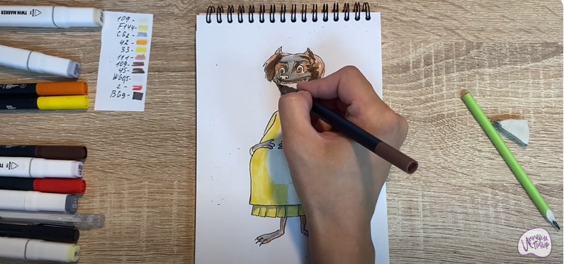 Рисуем Ванда из "Монстры на каникулах"
