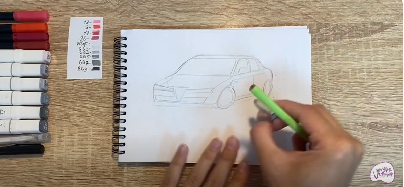 Рисуем Alfa Romeo