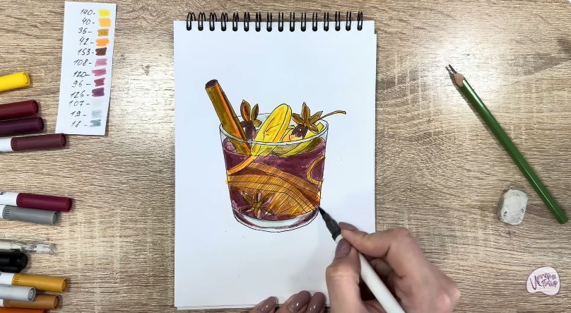 Рисуем Глинтвейн