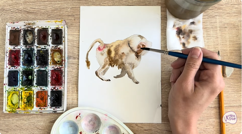Рисуем Павиан