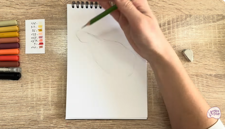 Рисуем Окорок