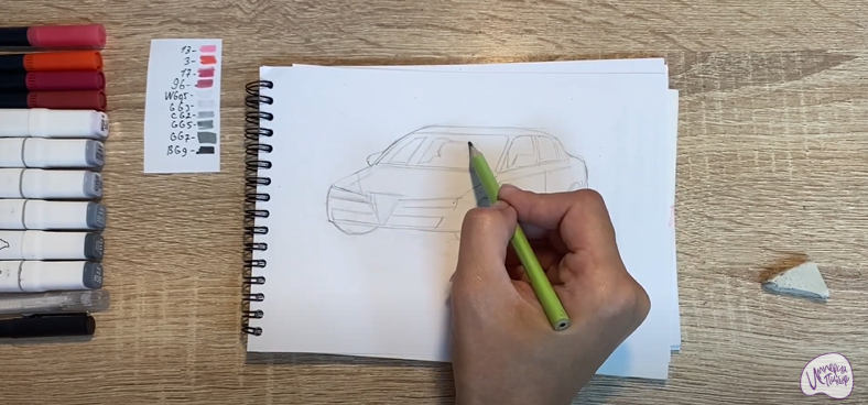 Рисуем Alfa Romeo