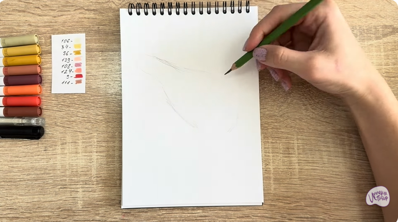 Рисуем Окорок