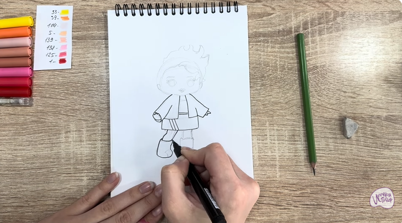 Рисуем Эмбер Синнамон