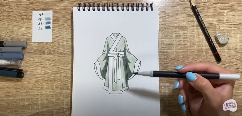 Рисуем Костюм Китая