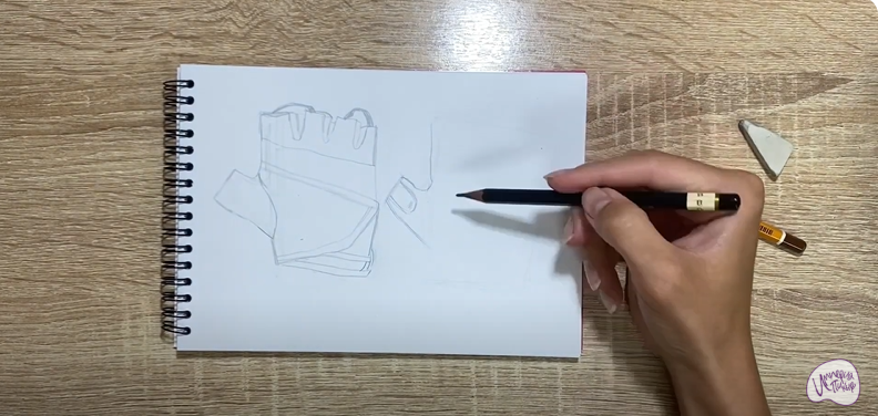 Рисуем Перчатки для фитнеса
