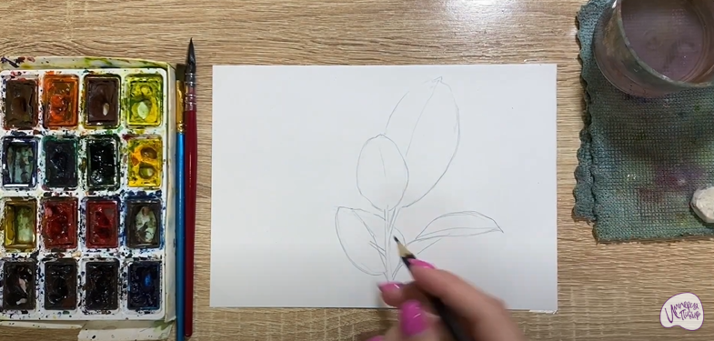 Рисуем Фикус