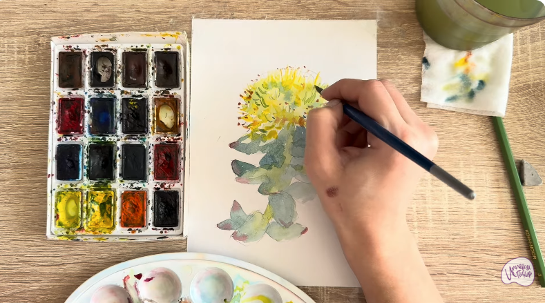 Рисуем Радиола розовая