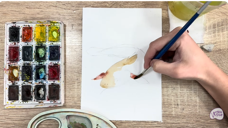 Рисуем Налим