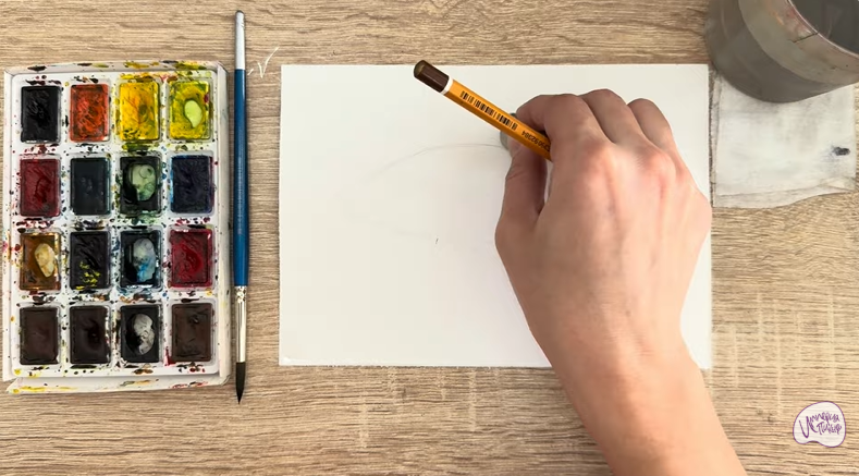 Рисуем Белоглазка