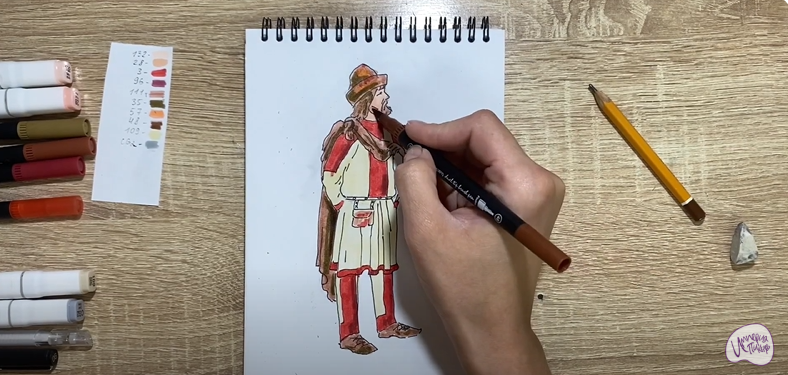 Рисуем Славянин