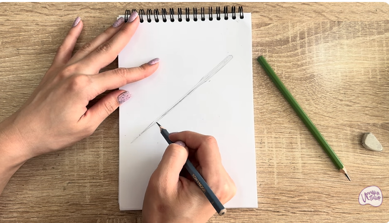 Рисуем Игла для швейной машинки