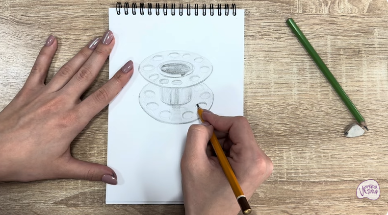 Рисуем Шпулька