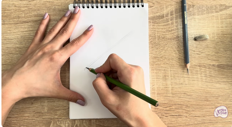 Рисуем Невидимка для волос