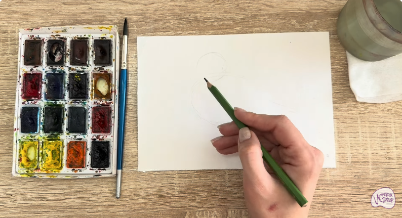 Рисуем Чирок-клоктун