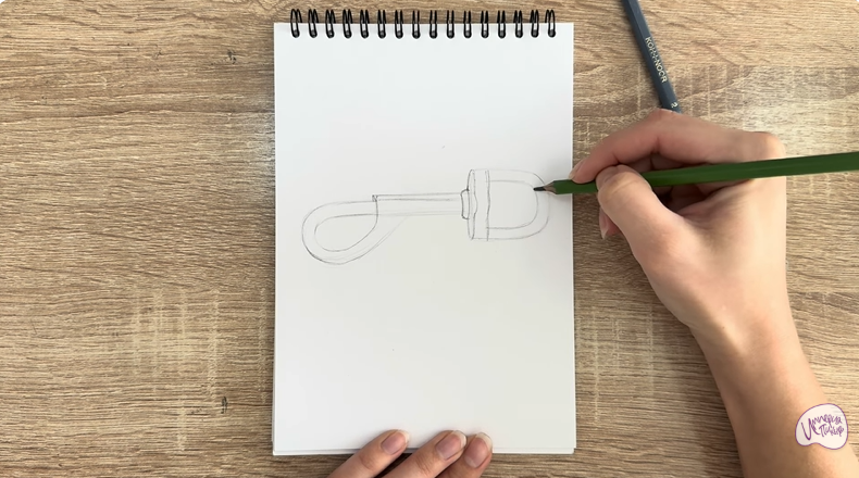 Рисуем Зацепной карабин