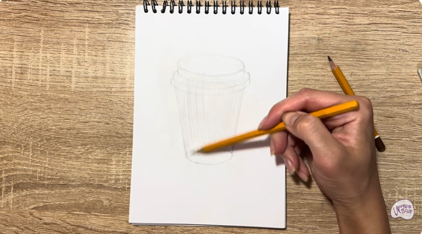 Рисуем Кофейный стакан