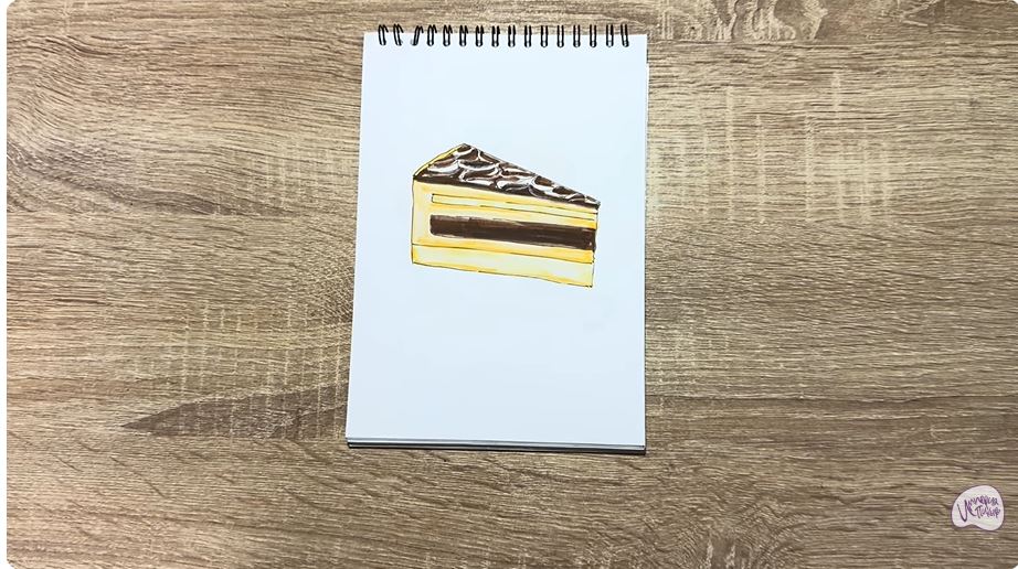 Рисуем Пирожное "День-ночь" Рисуем Пирожное "День-ночь"