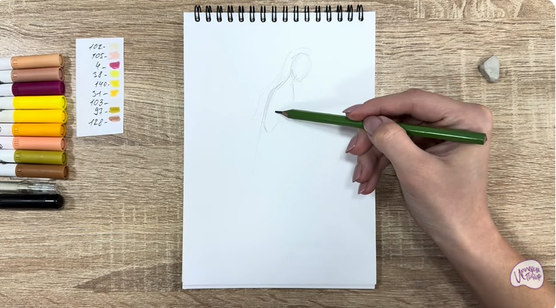 Рисуем Хани Лемон из "Город героев"