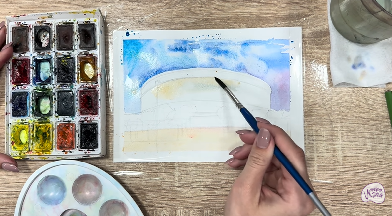 Рисуем Стадион Краснодар