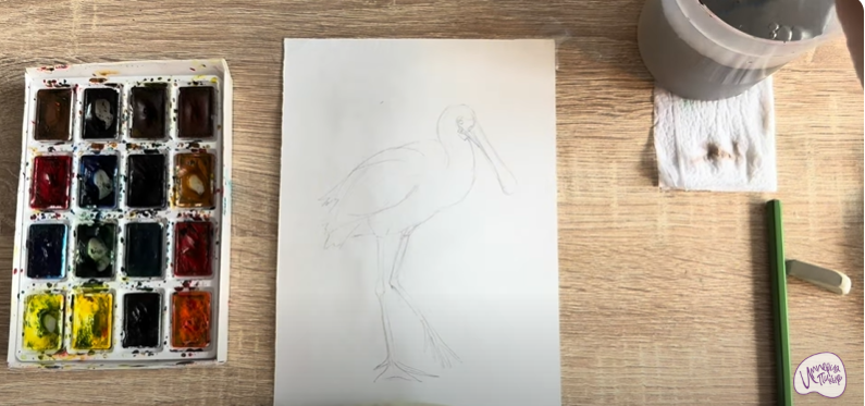 Рисуем Колпица Рисуем Колпица