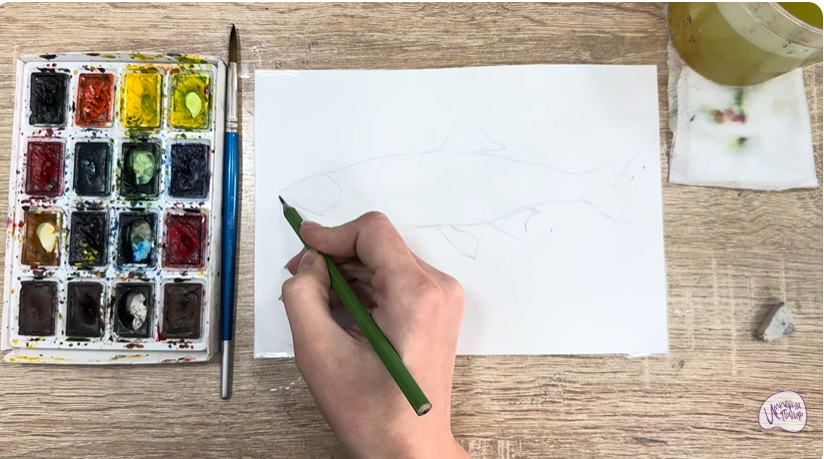 Рисуем Подуст