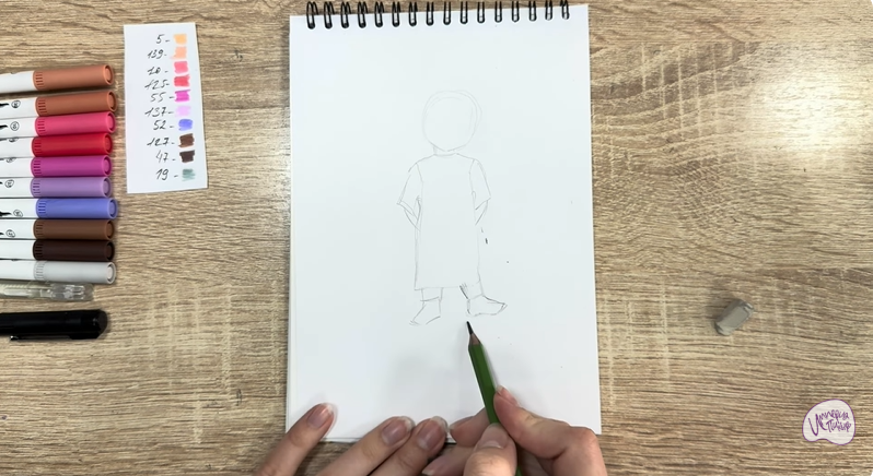 Рисуем Бу из «Корпорации монстров»