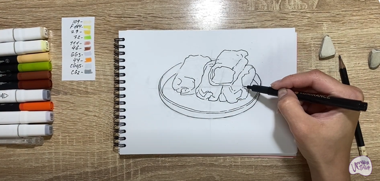 Рисуем Голубцы
