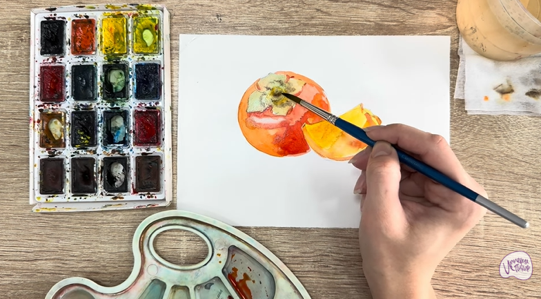 Рисуем Хурма