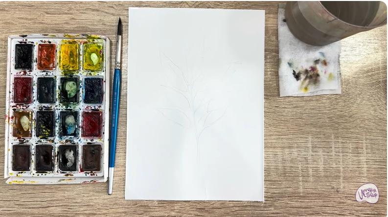 Рисуем Лавровый лист