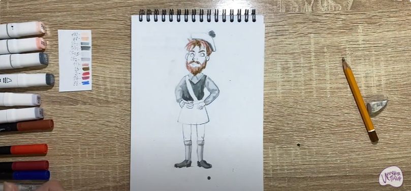 Рисуем Шотландец