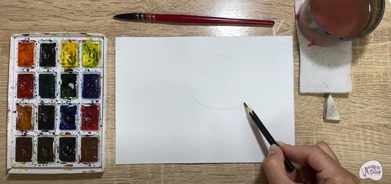 Рисуем Сапота