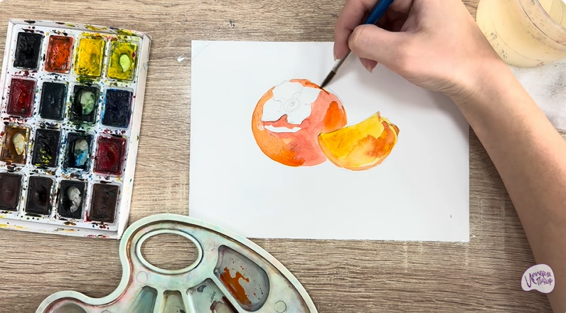 Рисуем Хурма