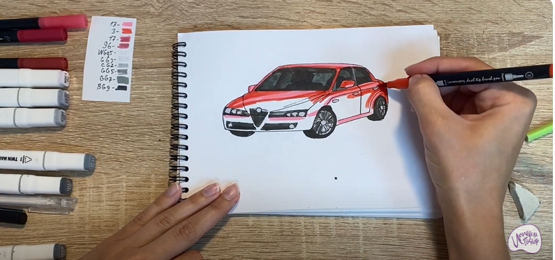 Рисуем Alfa Romeo