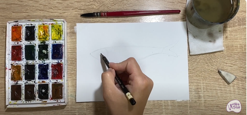 Рисуем Салака