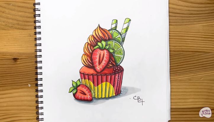 Рисуем Пирожное