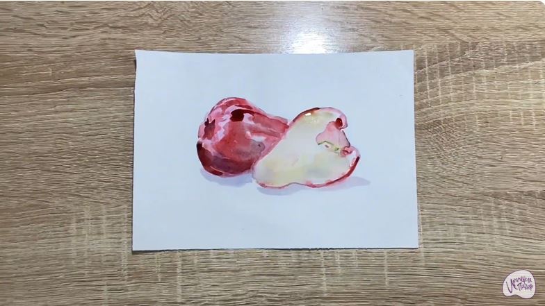 Рисуем Яванское яблоко