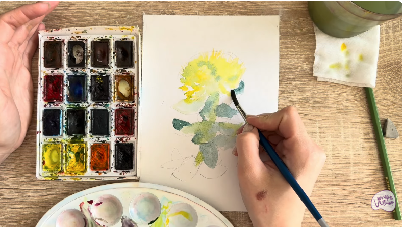 Рисуем Радиола розовая