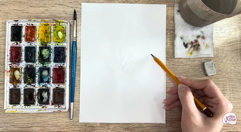 Рисуем Лавровый лист