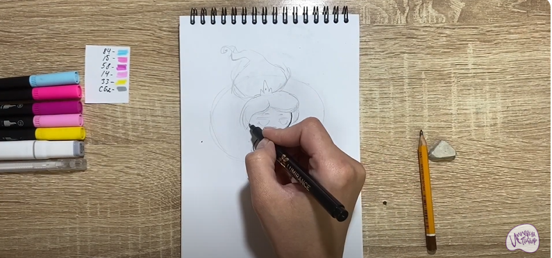 Рисуем Рози из "Семь Королевств"