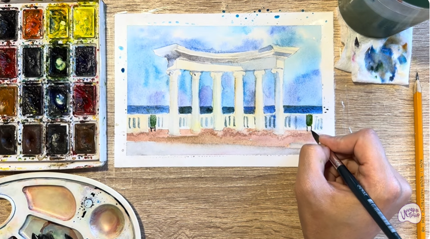 Рисуем Алушта