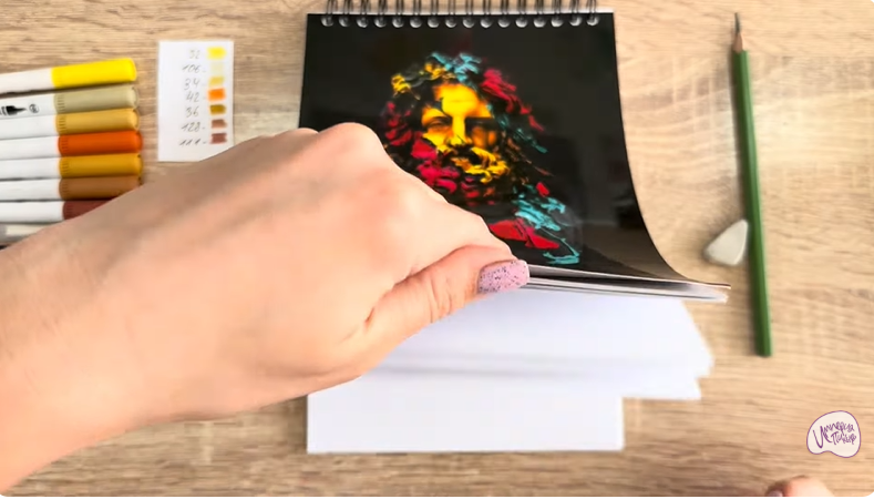 Рисуем Кусочек чизкейка